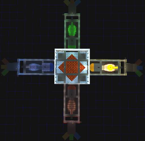 overview of the entire map layout