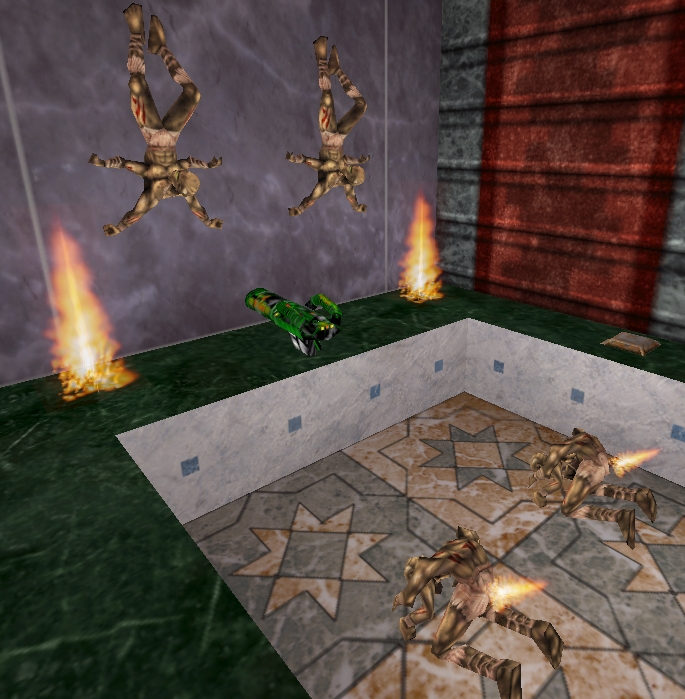 Two violently flatulent Nali, praying in the Tomb