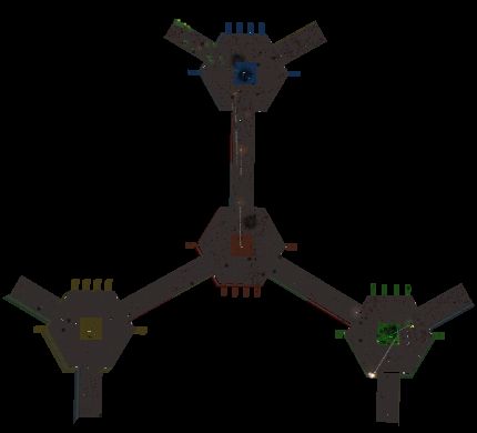 [overhead view of the layout of the entire map]
