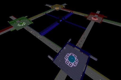 [view of the layout of the entire map from above]