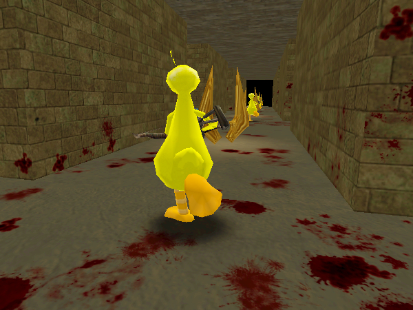 Big Bird goes after the damage amp