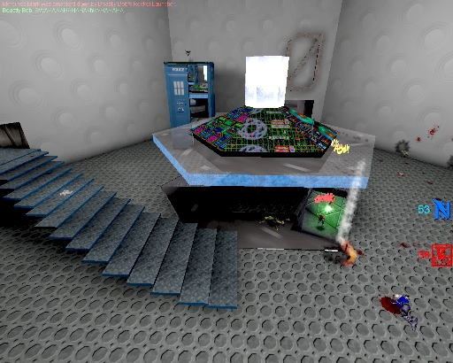view of the Tardis in the console room of the Tardis