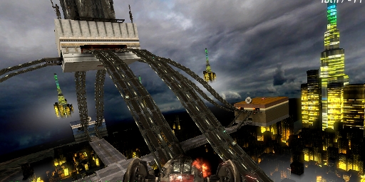 view of the central temple and 
 two of the spawn chambers